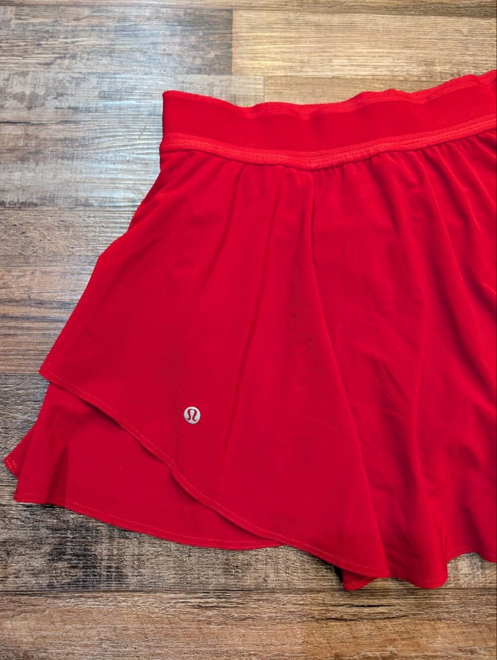 Lululemon Court Rival High-Rise Skirt Long in Dark Red Sz 14 - Picture 8 of 16